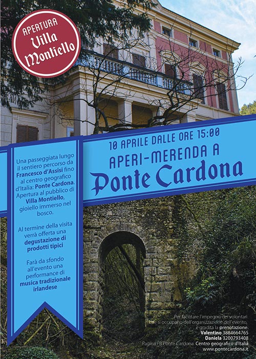 10 Aprile Aperi-merenda a Ponte Cardona